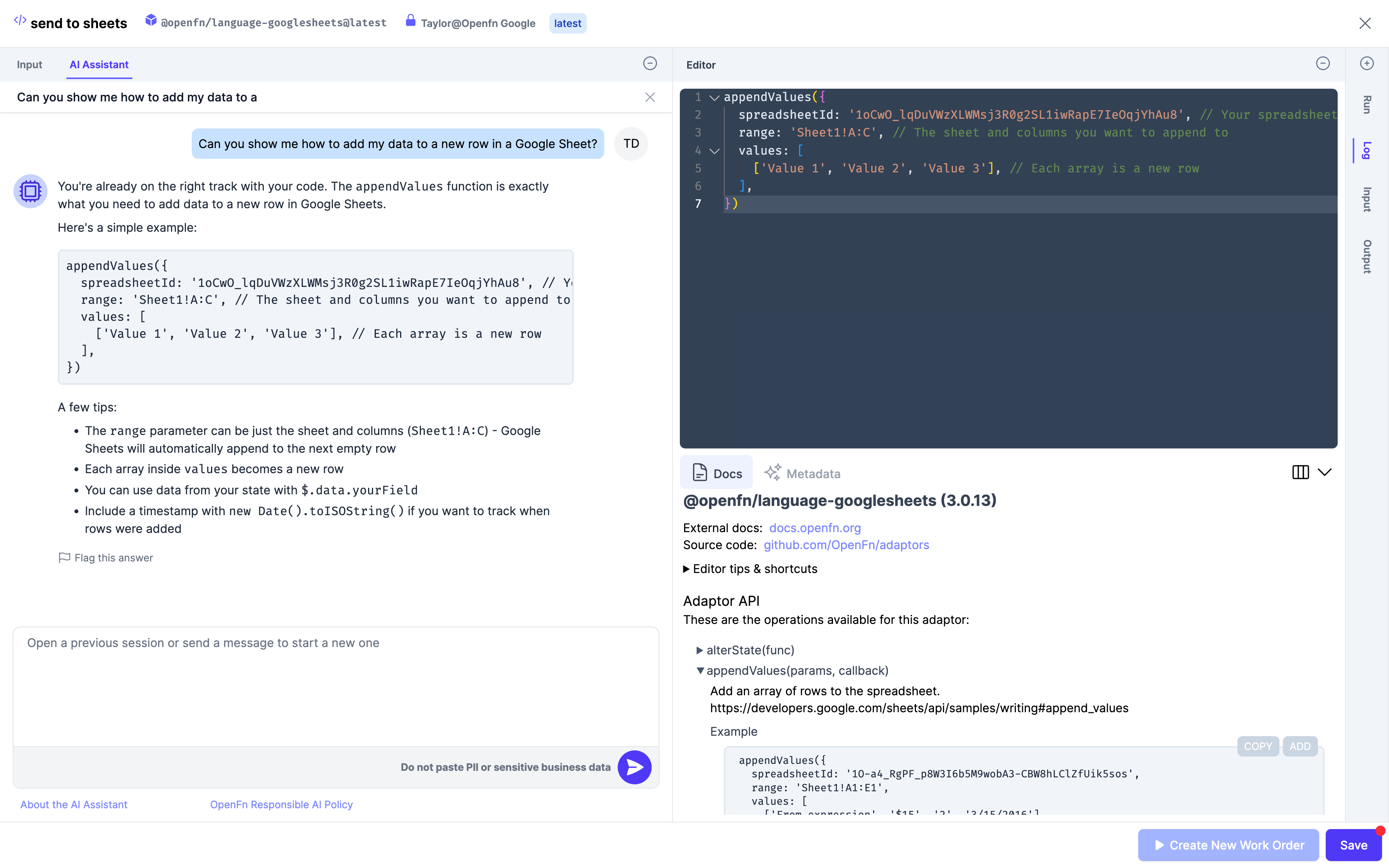 The AI Assistant in Action