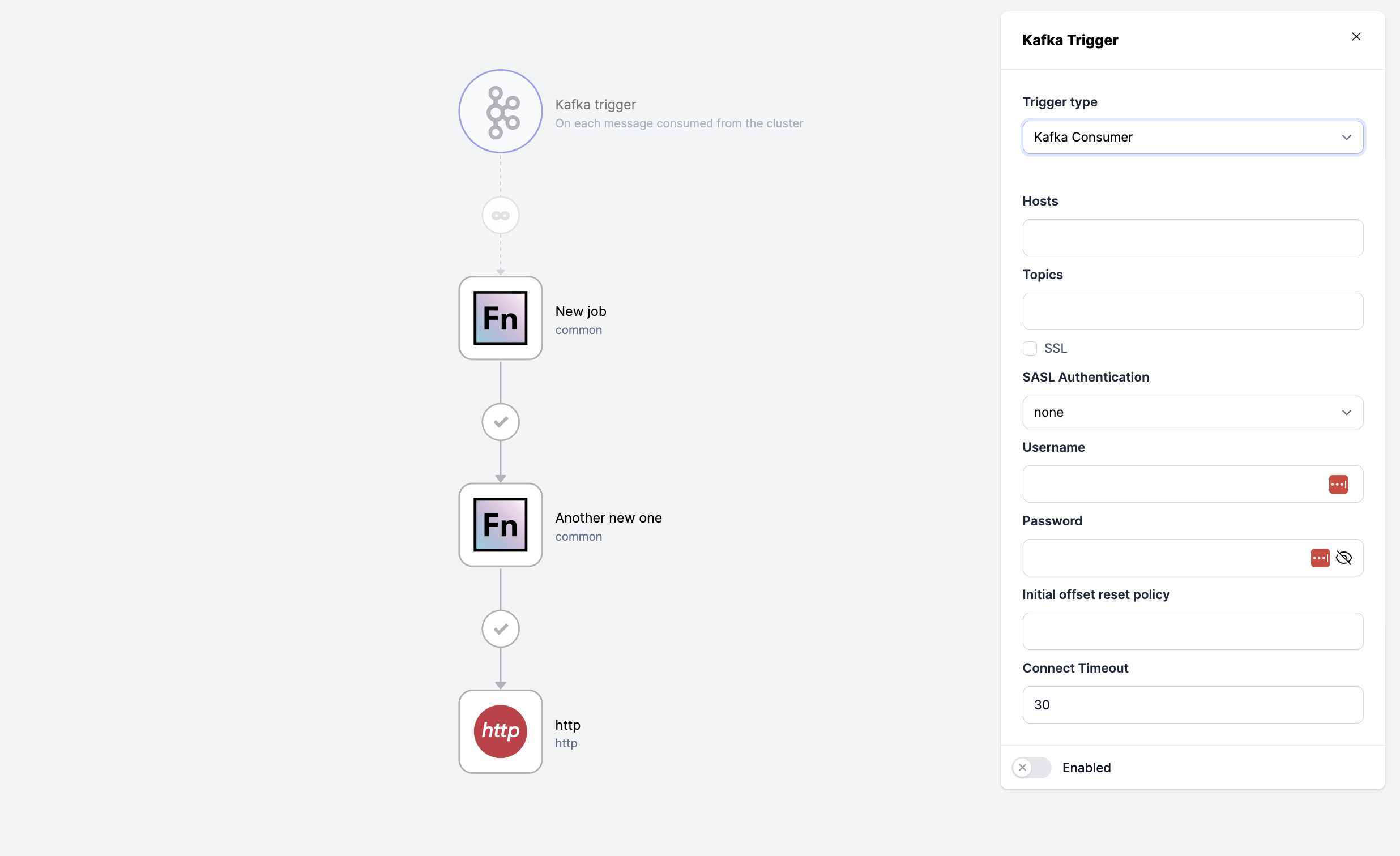 Configuring Kafka Trigger for a Workflow